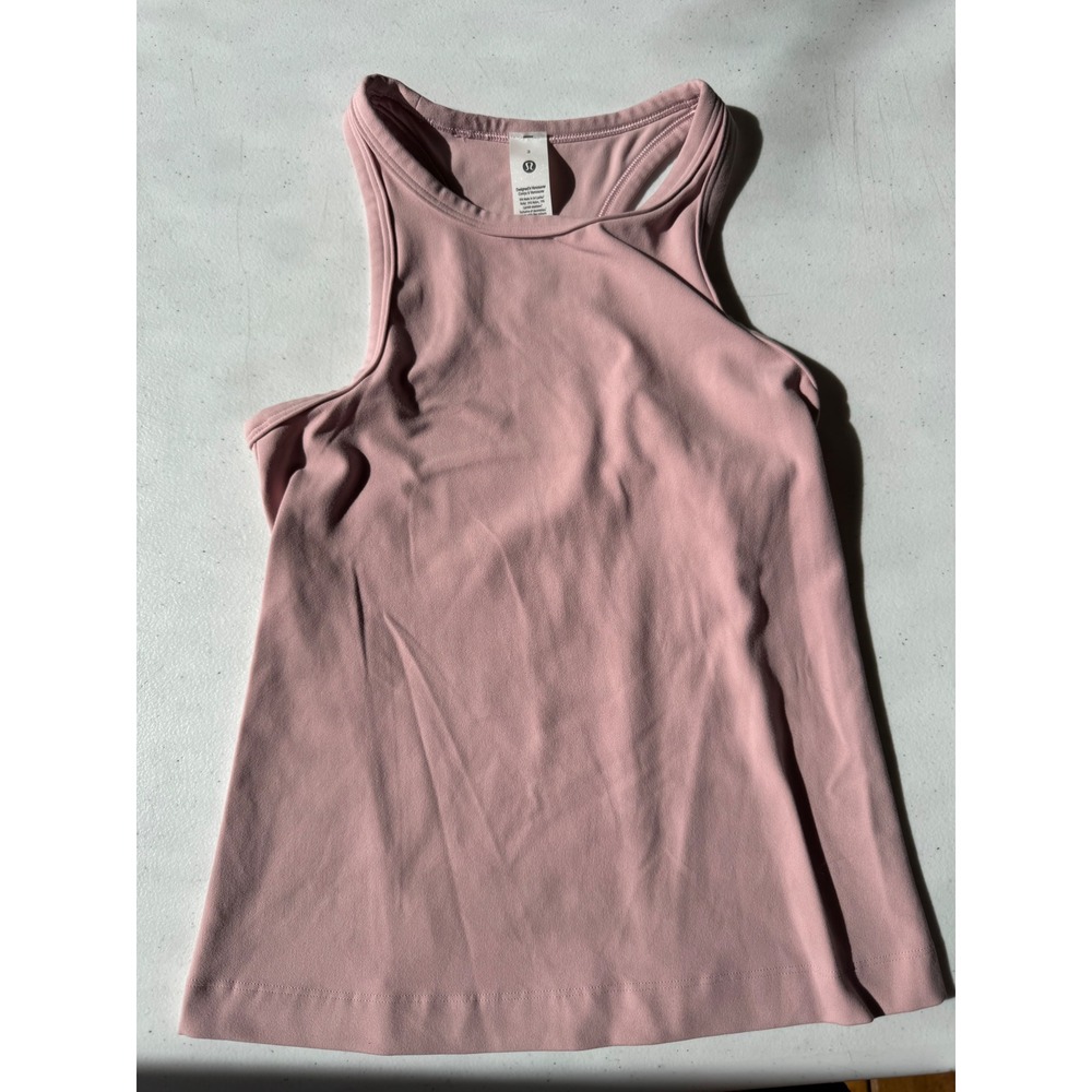 Lululemon Invigorate Training Tank Top Pink High Neck Racerback Size‎ 2